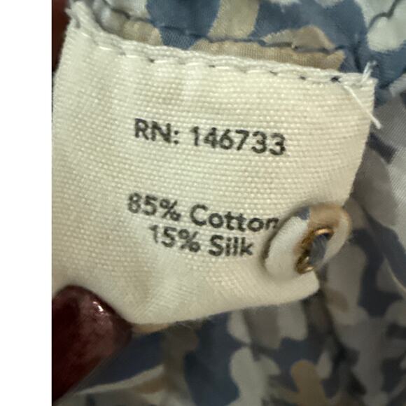 Mirth Vienna Silk Blend Belted Ruffled Floral Print Maxi Dress Green Size XS - Picture 13 of 13